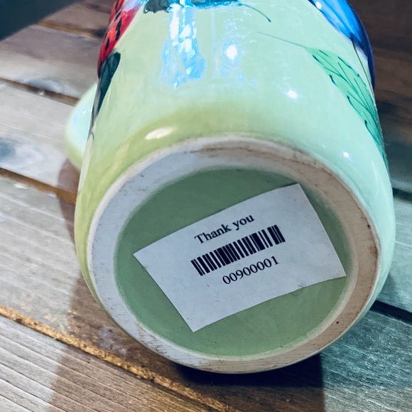 Claire Murray Fruit N’ Berries Oil and Vinegar Cruet Set Gibson Green - Picture 6 of 11